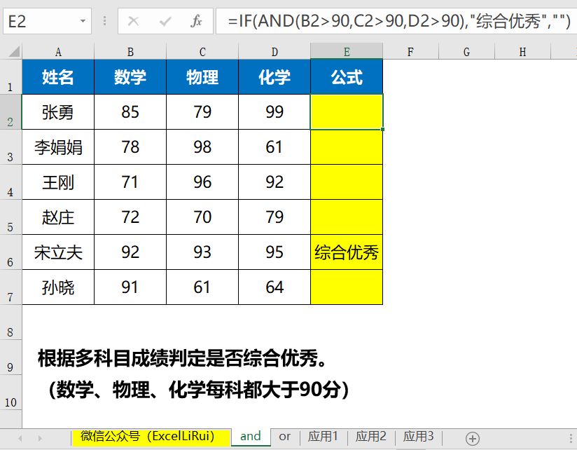 Excel逻辑函数and,or和乘号，加号的应用—excel技巧教程|叨客学习资料网-叨客学习资料网